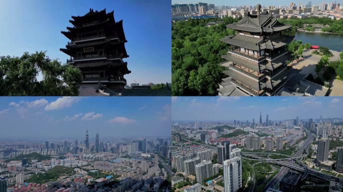 济南市2023年最新宣传片航拍4K视频