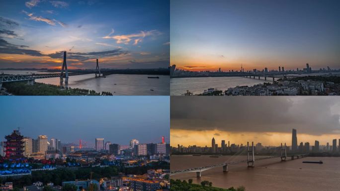 武汉市2023年最新宣传片航拍4K视频
