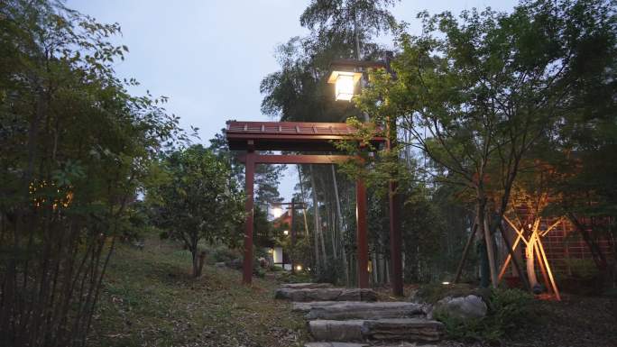 湖州杼山妙境夜景