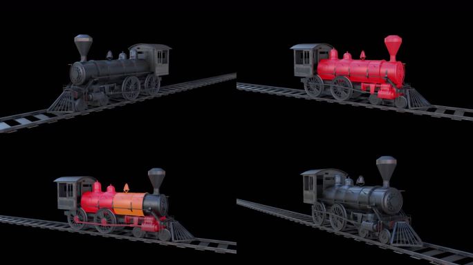 蒸汽火车引擎 蒸汽机时代 工业革命碳中和