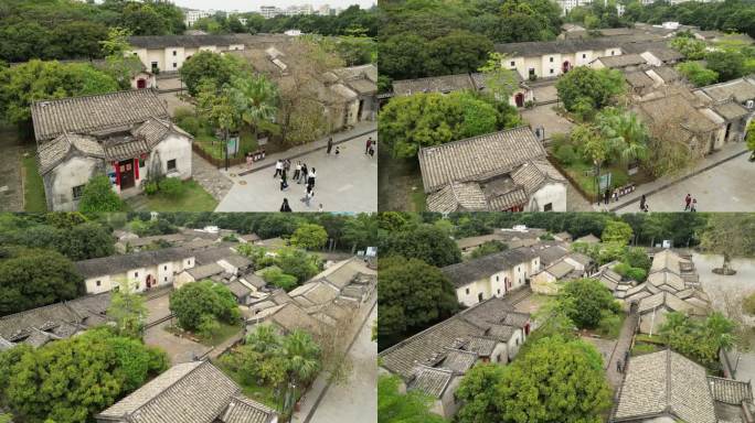 观澜版画基地 版画村航拍 深圳古建筑