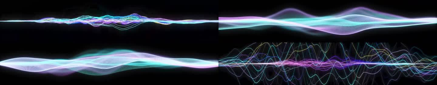 粒子跟随AI语音-音乐波动