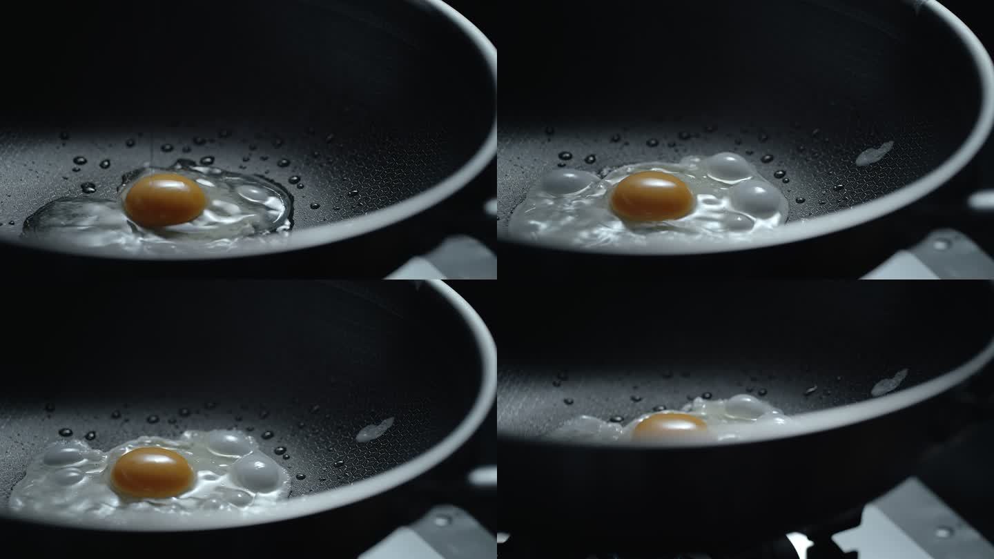 不粘锅铁锅里打鸡蛋做菜
