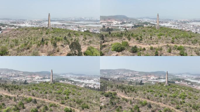 航拍建水文笔塔