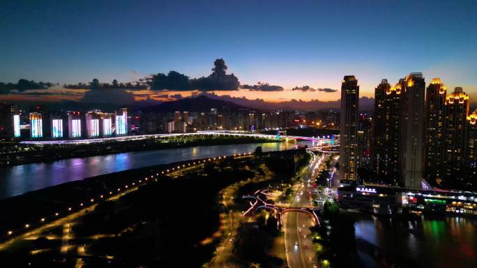 泉州夜景 江滨北路