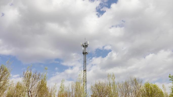 4k延时 基站 天空