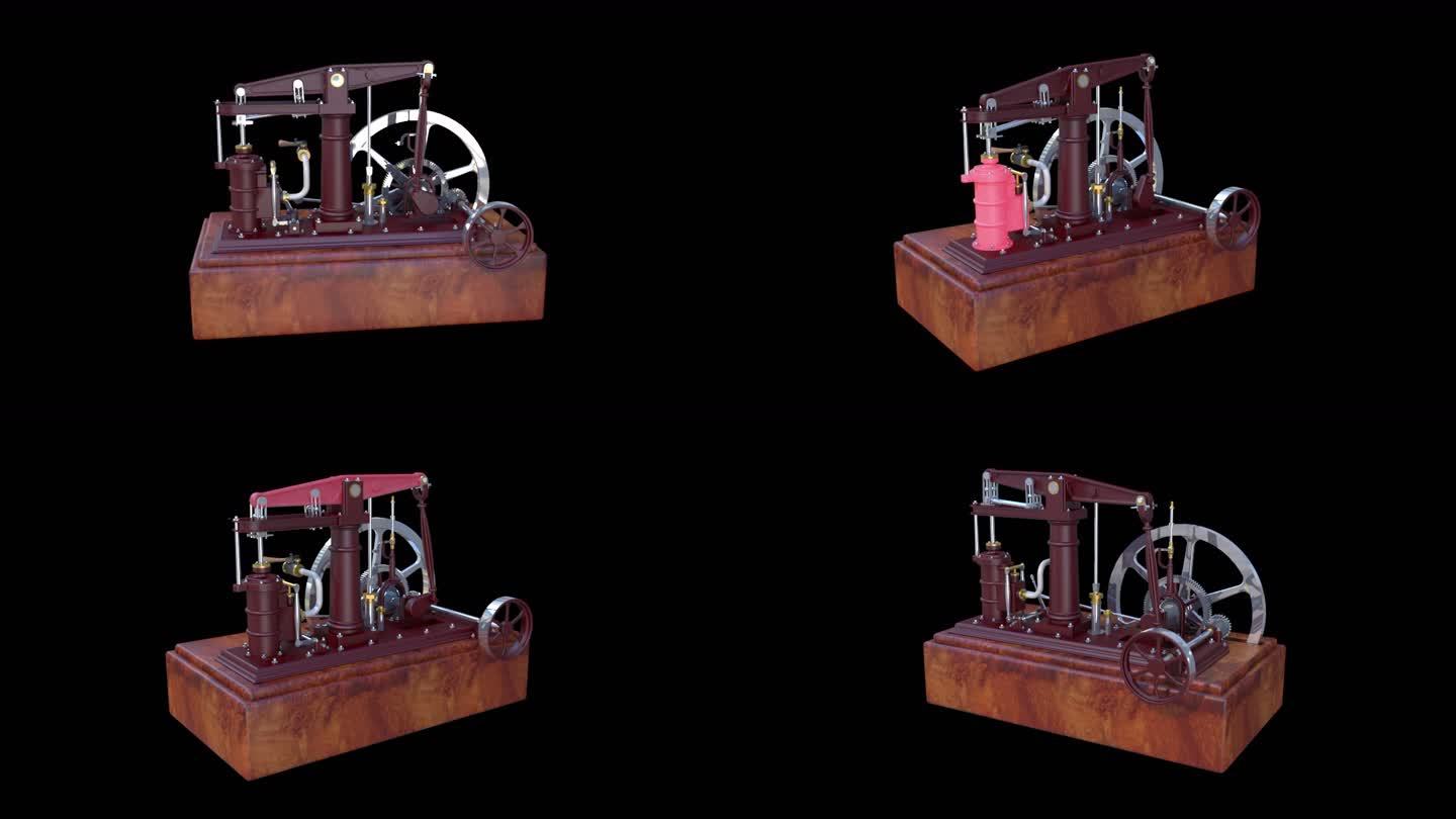 英国工业革命 瓦特 第二代瓦特蒸汽机动画