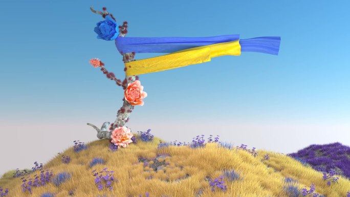 唯美 花 百花争艳 玫瑰 c4d 工程