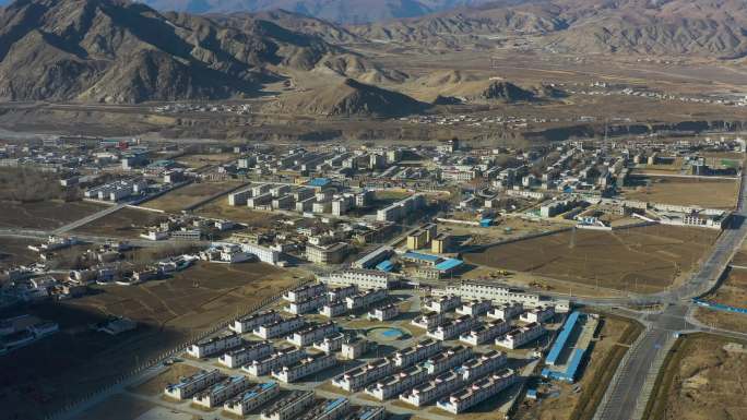 高原乡村  西藏北农房 新农村建设 乡村