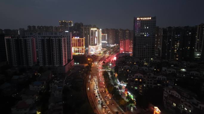 【正版原创】南宁枫林路道路夜景