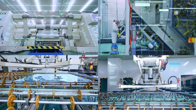 智能制造  科技工厂 玻璃生产