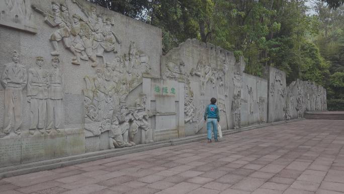 云旅旅游腾冲滇西抗战纪念馆惠通桥抗战雕塑