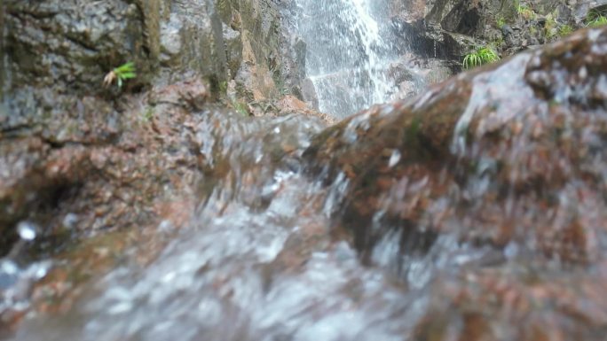 天然山泉水  泉水叮咚  溪流升格