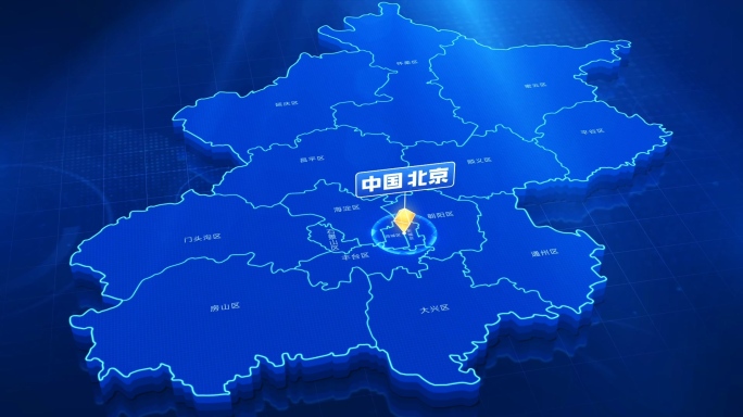 科技北京地图辐射全市