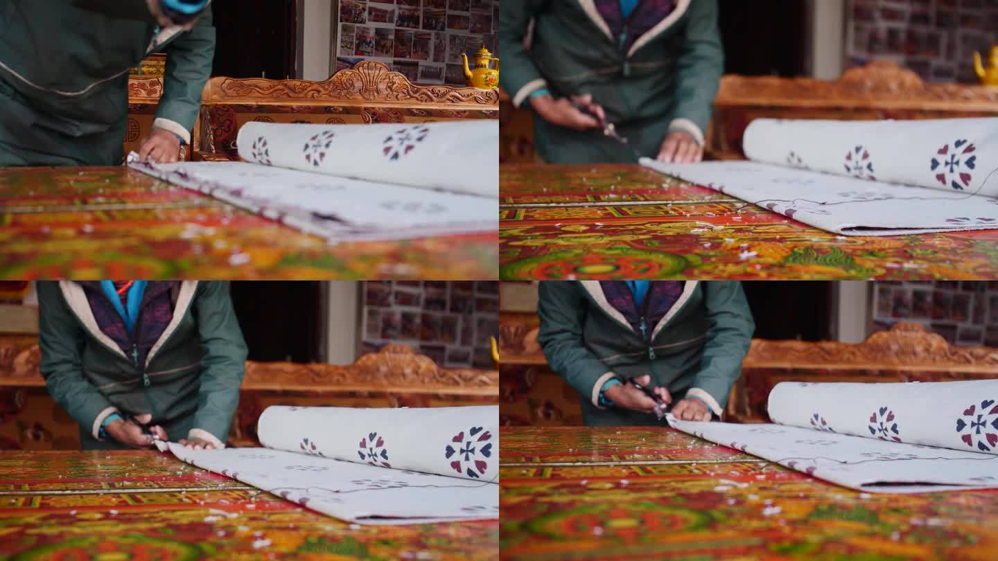 织布厂 制衣厂 缝纫机 西藏制衣藏族制衣