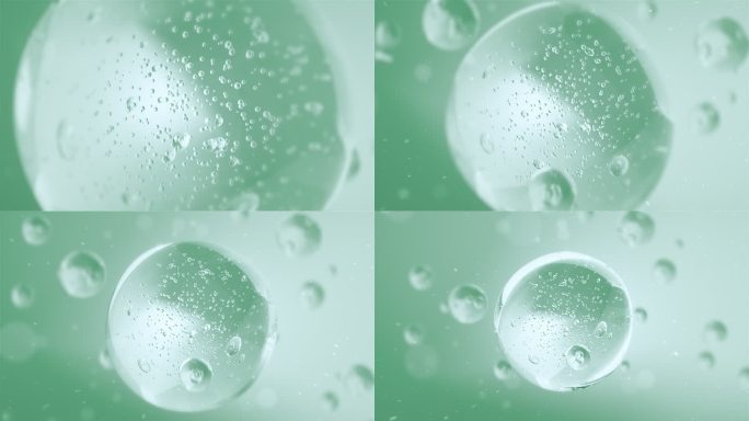 补水精华水珠细胞组织 绿色肌肤养护美白