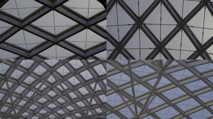 广州南站穹顶建筑造型几何体