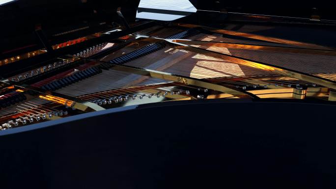 钢琴光影 意向 抽象 三维 钢琴