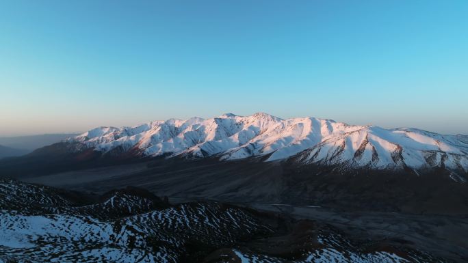 雪山 拉脊山 雪景