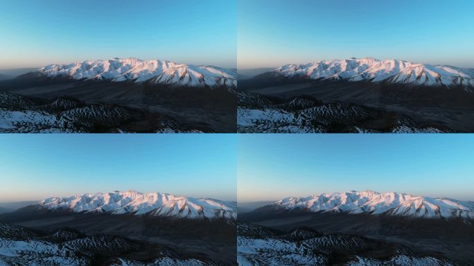 雪山 拉脊山 雪景