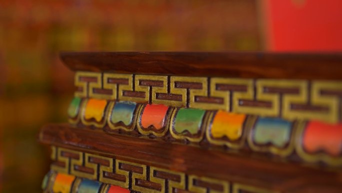 藏柜 精美传统藏式家具 藏式家具纹路