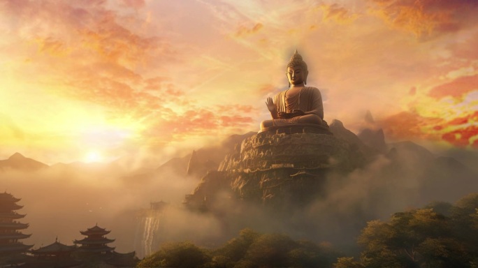 寺庙大型佛祖雕像