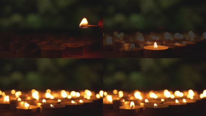 蜡烛 烛光 悼念 致敬