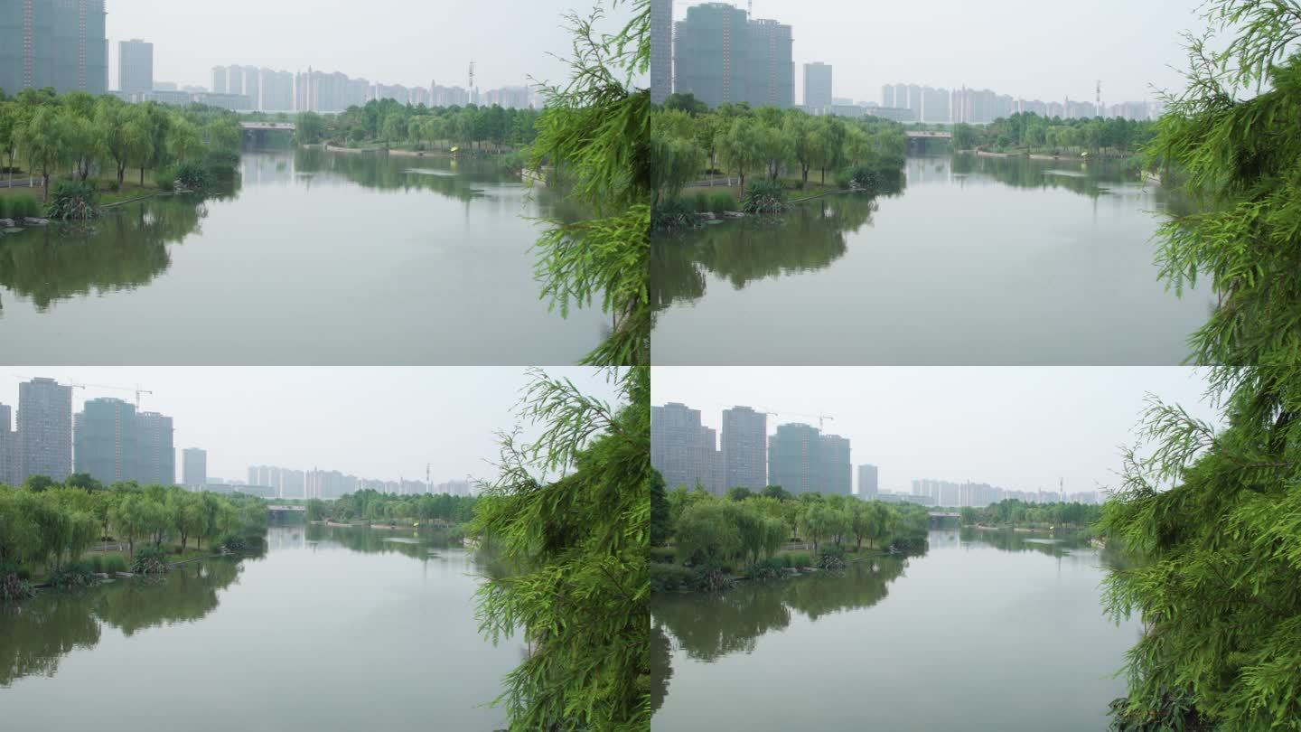 城市河道水系生态河流绿化水利建设青山绿水