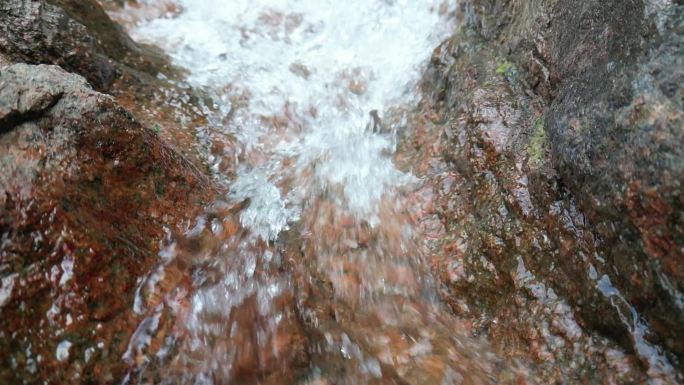 天然山泉水  泉水叮咚  溪流升格