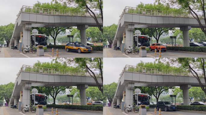 0014北京天桥出租车公交车车流4K