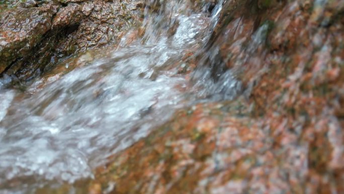 天然山泉水  泉水叮咚  溪流升格