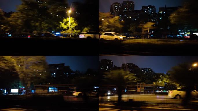城市夜景开车视频素材404