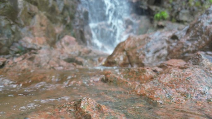 天然山泉水  泉水叮咚  溪流升格