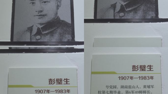 抗战英雄中国远征军彭壁生纪念照片介绍