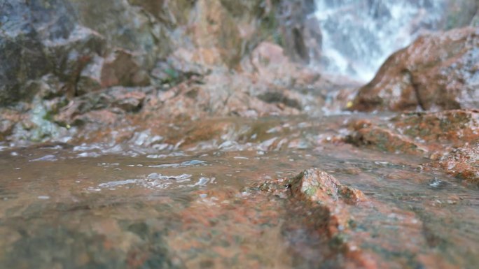 天然山泉水  泉水叮咚  溪流升格