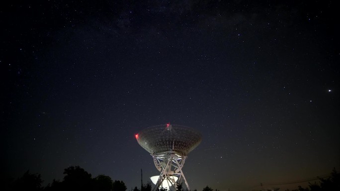 北京国家天文台星空银河夜转日延时