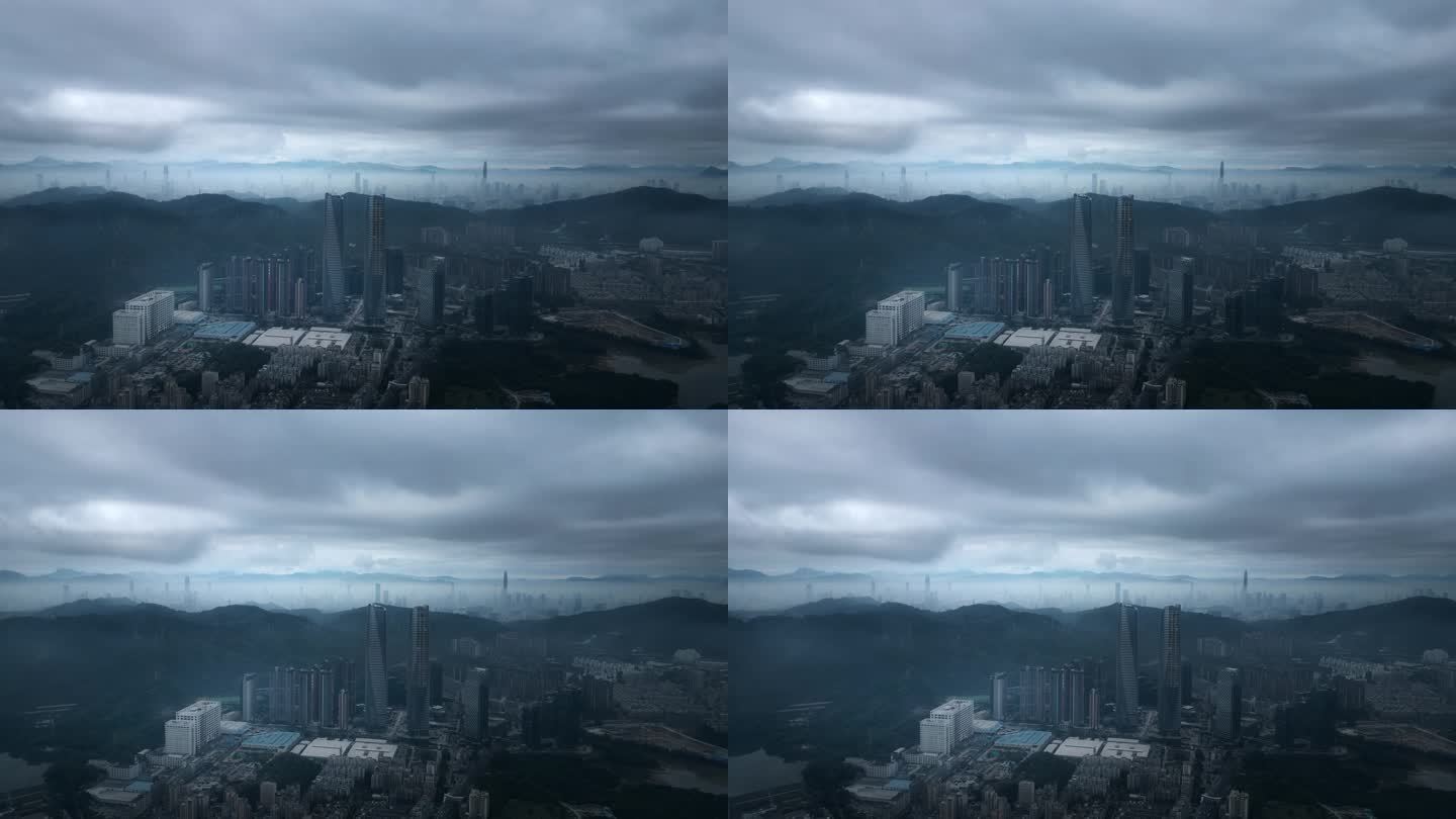 大雾天气的深圳雅宝