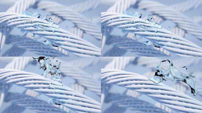 科技面料特写防水速干