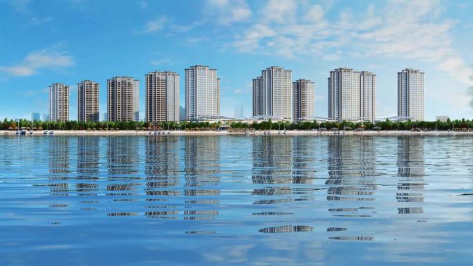 海景房大场景三维漫游