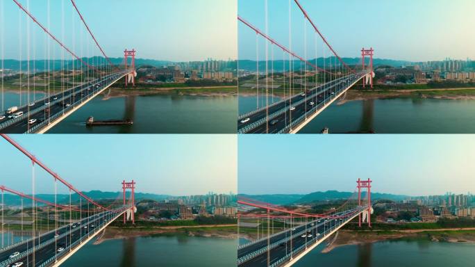 4K重庆寸滩大桥航拍17