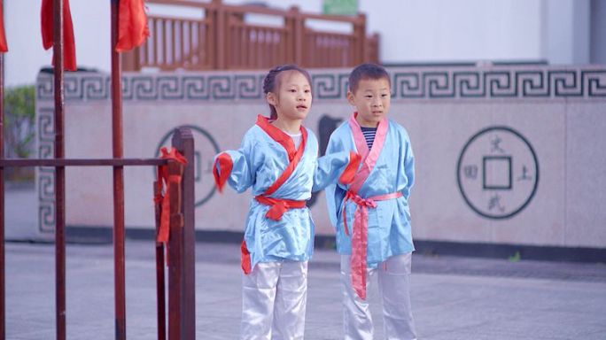 老师孩子学习武术 武术传承