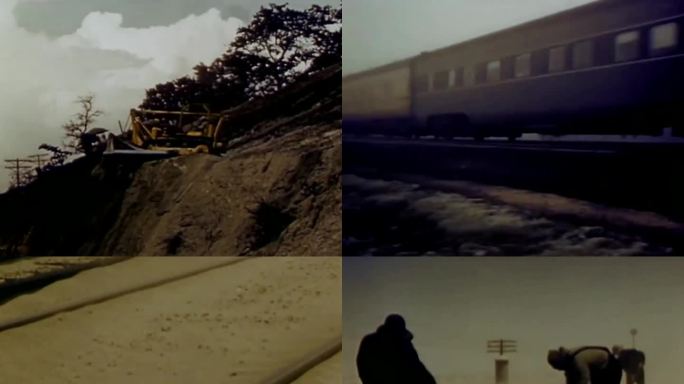 50年代铁路建设 铁路养护 沙漠铁路