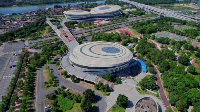 航拍漳州奥林匹克体育中心