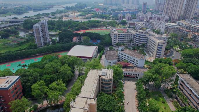 航拍漳州闽南师范学院