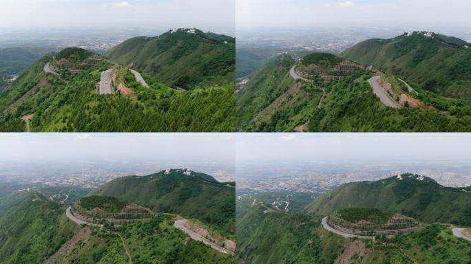 临潼 骊山 最美环山路 日落 航拍