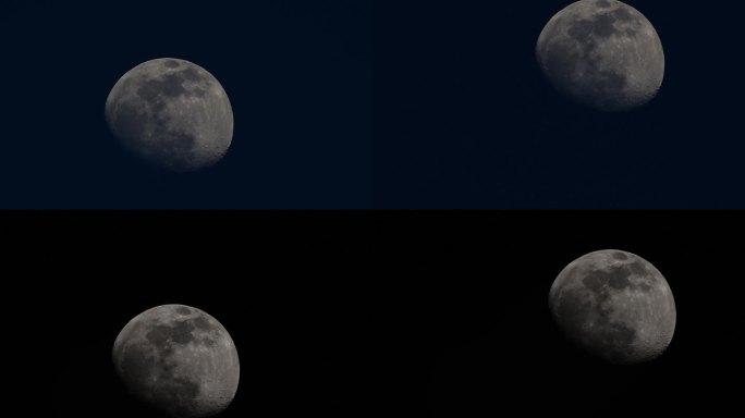 月亮超高清特写 中秋月亮素材 视频原创