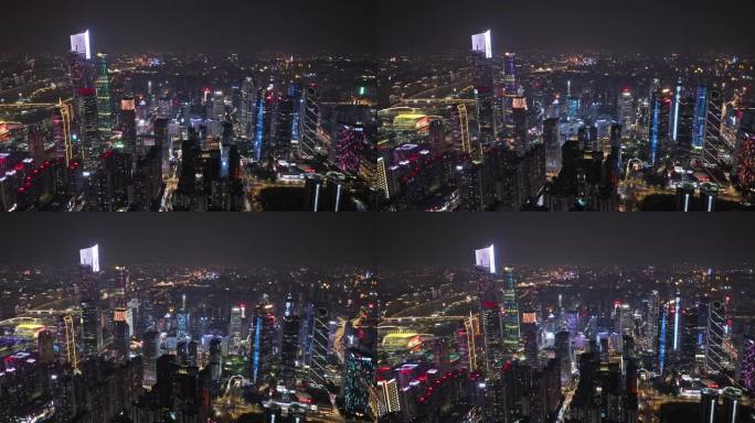 广州中轴多组夜景镜头