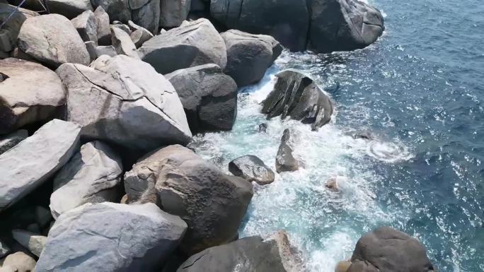 海南陵水分界洲岛果冻海航拍