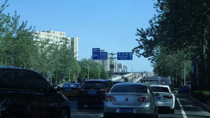 北京市区开车视角