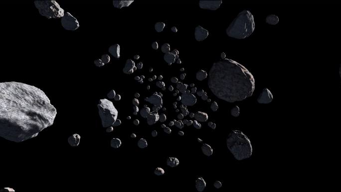 4K陨石穿梭（透明通道）